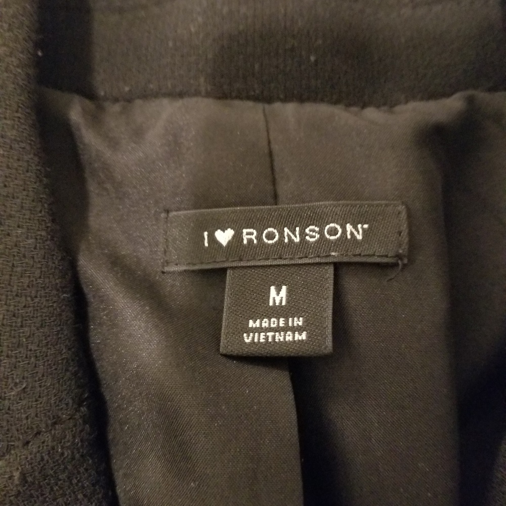 Partial Leather Blazer - image 3